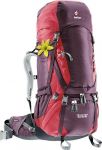 Рюкзак Deuter 2016-17 Aircontact 60 + 10 SL aubergine-cranberry (б/р)