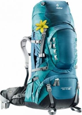 Рюкзак Deuter 2016-17 Aircontact PRO 55 + 15 SL arctic-petrol (б/р)