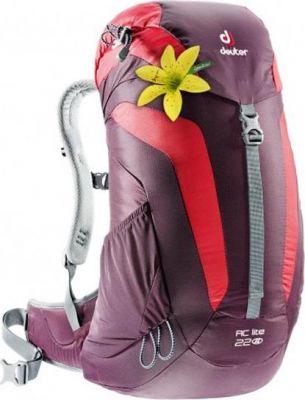 Рюкзак Deuter 2017 AC Lite 22 SL aubergine-fire (б/р)