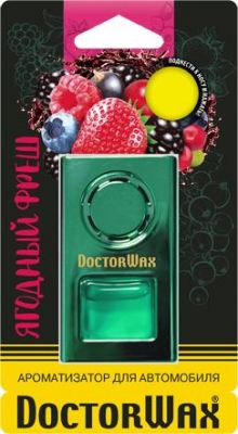 Doctor Wax Ароматизатор воздуха на дефлектор обдува. Ягодный фреш (DW0816)