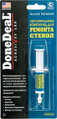 DONEDEAL Светоотверждаемый компаунд для ремонта стекол (DD6585)