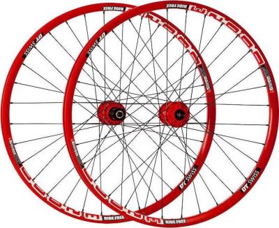 Колесо заднее DT Swiss E2000 red ось 142/12 CLock