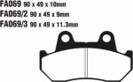 EBC FA 069 (2) Тормозные колодки