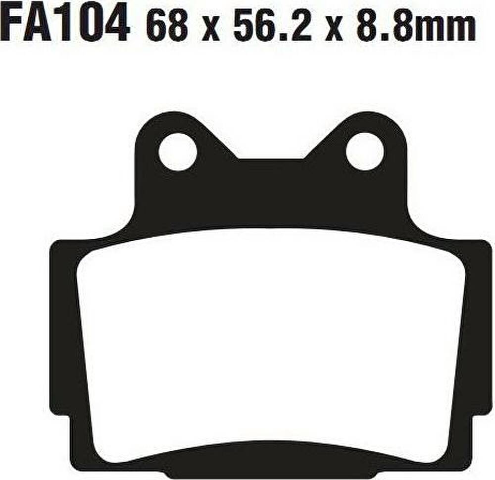 EBC FA 104 Тормозные колодки