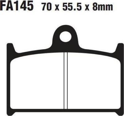 EBC FA 145 HH Тормозные колодки