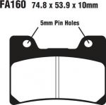 EBC FA 160HH Тормозные колодки