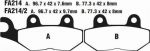 EBC FA 214 (2) Тормозные колодки