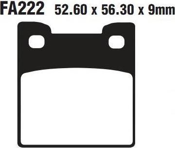 EBC FA 222 Тормозные колодки