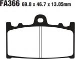 EBC FA 366 (TT) Тормозные колодки