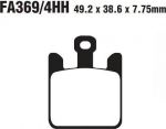 EBC FA 369 4 HH Тормозные колодки
