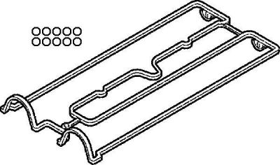 ELRING Прокладка клапанной крышки OPEL Vectra A/B/Omega B 2.5 V6 (2x) (92062396, 058.880)