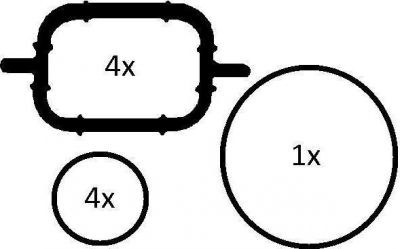 ELRING Комплект прокладок, впускной коллектор (228.680)