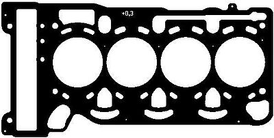 ELRING прокладка ГБЦ E93 2.0 16V N46B20B 00> 0,8mm (353292)