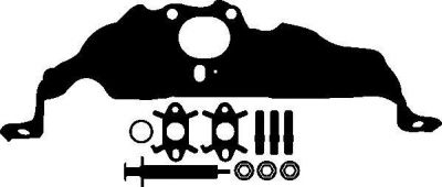 Elring 382.490 монтажный комплект, компрессор на NISSAN QASHQAI (J11, J11_)