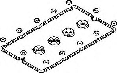 ELRING Комплект прокладок крышки головки цилиндра FORD Mondeo III /Transit 2,0D-2,4D 00-> (1198000, 389.080)