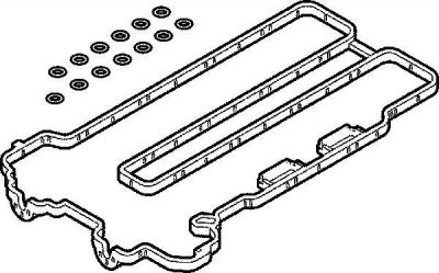 ELRING Прокладка клапанной крышки OPEL ASTRA/CORSA 1.2/1.4 Z12XE/Z14XEP 00- компл. (5607467, 392.490)