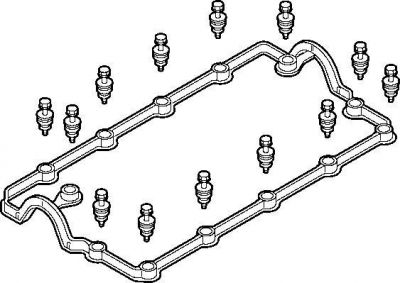 ELRING Прокладка клапанной крышки, комплект (726.290)