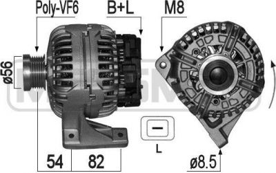 Era 209055 генератор на VOLVO S60 I