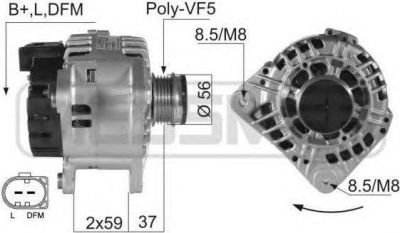 ERA Генератор Audi A4/A6/Skoda SuperB/VW Passat (028903031A, 210007)