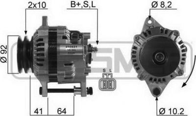 Era 210531 генератор на MAZDA 626 V (GF)