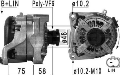 Era 210969 генератор на 5 (F10, F18)