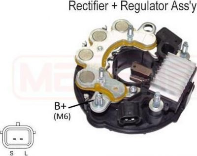 Era 215908 выпрямитель, генератор на NISSAN MICRA II (K11)
