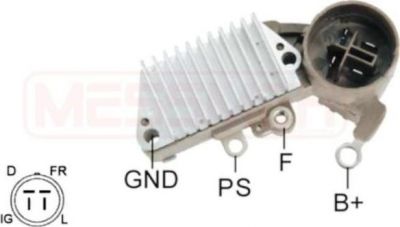 Era 216076 регулятор генератора на HONDA CONCERTO седан (HWW)