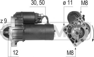 Era 220057 стартер на FIAT STILO (192)