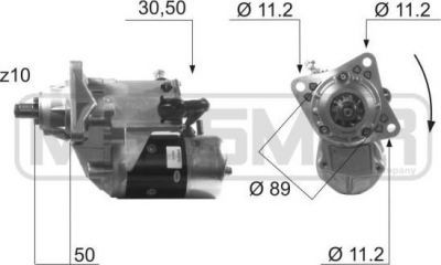 Era 220480 стартер на IVECO EuroTech MH