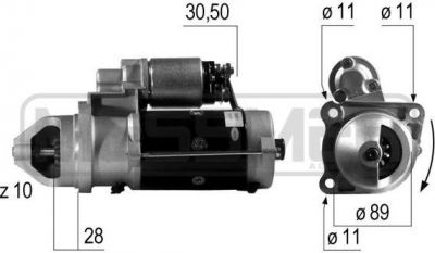 Era 220513 стартер на MAN M 90