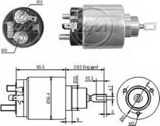 Era 227113 тяговое реле, стартер на AUDI 80 (81, 85, B2)