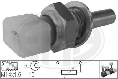 Era 330115 датчик, температура охлаждающей жидкости на SEAT TOLEDO I (1L)