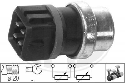 Era 330128 датчик, температура охлаждающей жидкости на VW PASSAT Variant (3A5, 35I)