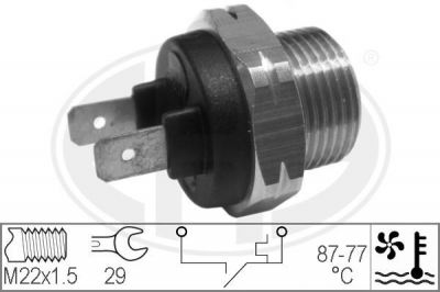 Era 330167 термовыключатель, вентилятор радиатора на PEUGEOT 205 II (20A/C)