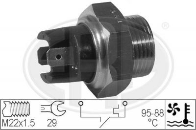 Era 330172 термовыключатель, вентилятор радиатора на SKODA 105,120 (744)