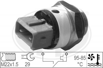 Era 330180 термовыключатель, вентилятор радиатора на PEUGEOT 205 II (20A/C)