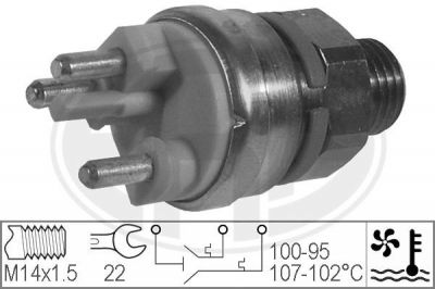 Era 330216 термовыключатель, вентилятор радиатора на MERCEDES-BENZ 190 (W201)