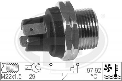 Era 330269 термовыключатель, вентилятор радиатора на PEUGEOT 205 II (20A/C)