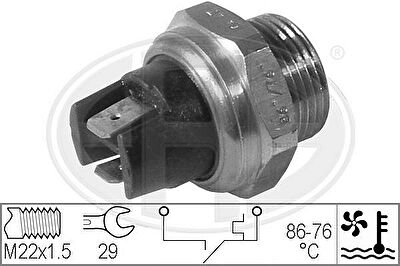 Era 330292 термовыключатель, вентилятор радиатора на ALFA ROMEO 75 (162B)