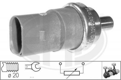 Era 330546 датчик, температура охлаждающей жидкости на VW MULTIVAN V (7HM, 7HN, 7HF, 7EF, 7EM, 7EN)