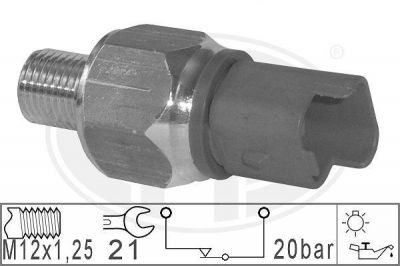 Era 330801 датчик давления масла на PEUGEOT 206 Наклонная задняя часть (2A/C)