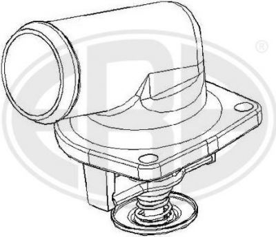 Era 350021 термостат, охлаждающая жидкость на OPEL CORSA B (73_, 78_, 79_)
