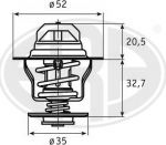 Era 350027 термостат, охлаждающая жидкость на FORD TRANSIT c бортовой платформой/ходовая часть (E_ _)