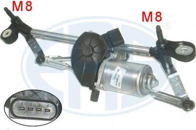Era 460209 система очистки окон на OPEL CORSA D