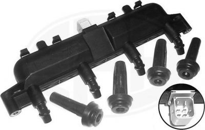 ERA Катушка зажигания PSA C2/C3/206/307/Berlingo/Partner 1,1-1,4L 02-> 597078 (5970 79, 880035)