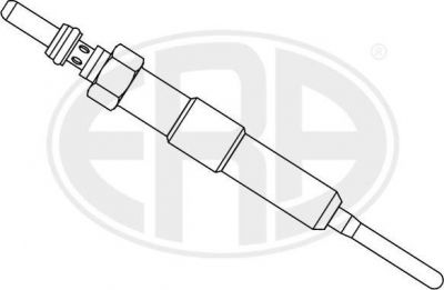 Era 886034 свеча накаливания на NISSAN QASHQAI (J11, J11_)