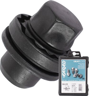 Farad 382/M/B/2 Комплект гаек-секреток M12×1.5, 32 мм, комплект 4+2, пресс/шайба, ключ 21 мм