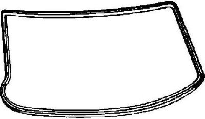 Febi 08886 прокладка, ветровое стекло на MERCEDES-BENZ седан (W123)