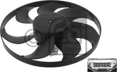 FEBI Вентилятор радиатора VW LUPO/POLO/SHARAN 200/60W 345mm (6N0959455D/C, 10279)