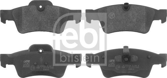 Febi 16615 комплект тормозных колодок, дисковый тормоз на MERCEDES-BENZ M-CLASS (W164)